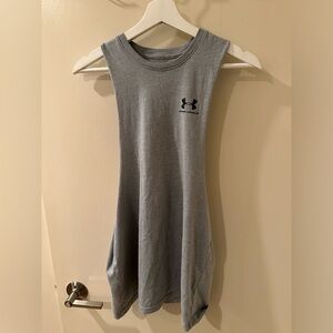 Under Armour Left Chest Cut Off Tank - S